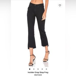 COPY - Mother Denim. Insider Crop Step Fray